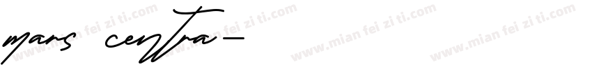 mars centra字体转换